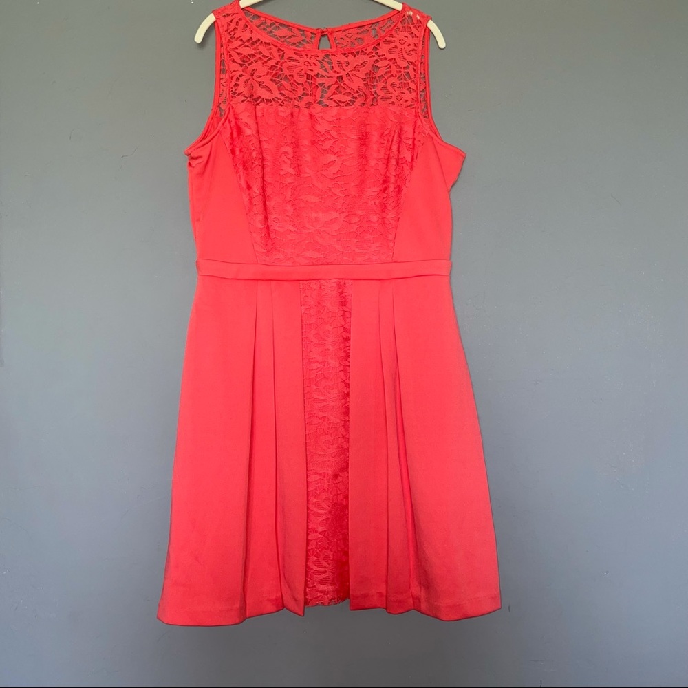 Women’s size 16 coral pink dress